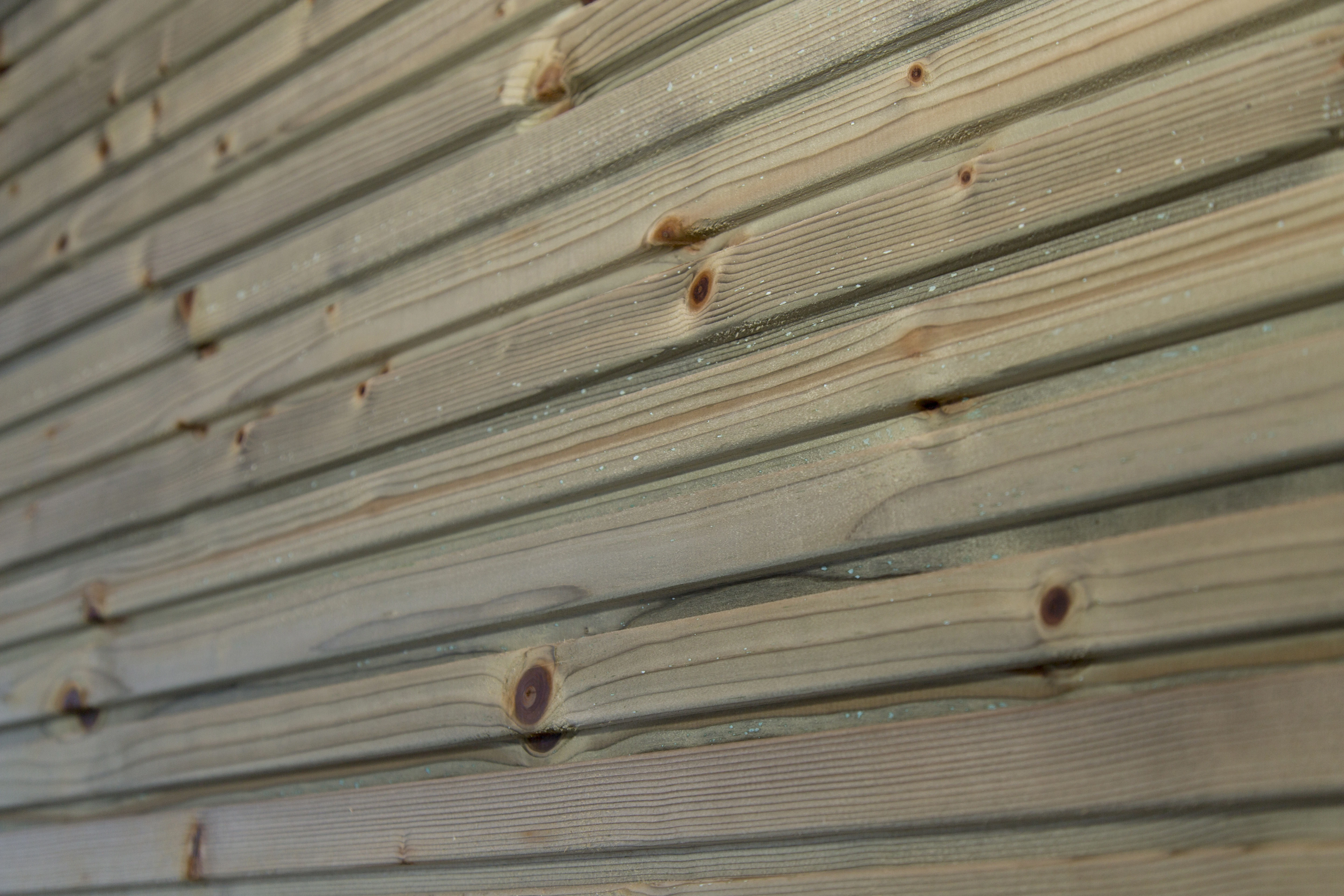 Vuren Rhombusprofiel 2.2 x 14 cm (22 x 140 mm) Triple Groen Geïmpregneerd - Lengte 300 cm - Afbeelding 7